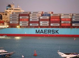 Container ship diverts out of Suez Canal, Egypt - Photo source: CNBC