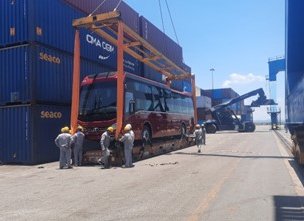 Some pictures of the latest bus project implemented by Tandem Vietnam