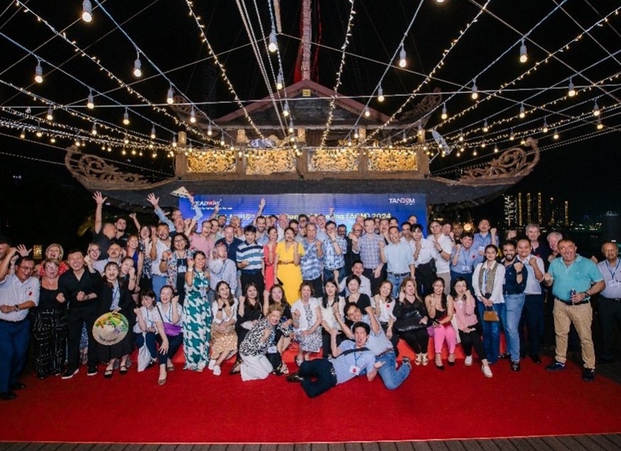 The guests in the Tandem network had a memorable party night, experiencing Saigon at night