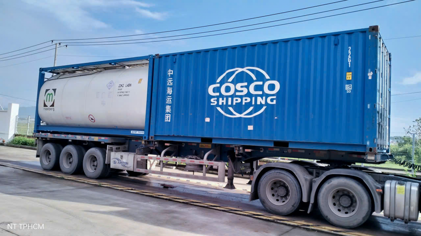 Inland trucking of chemical tank containers, with strict control over transportation procedures