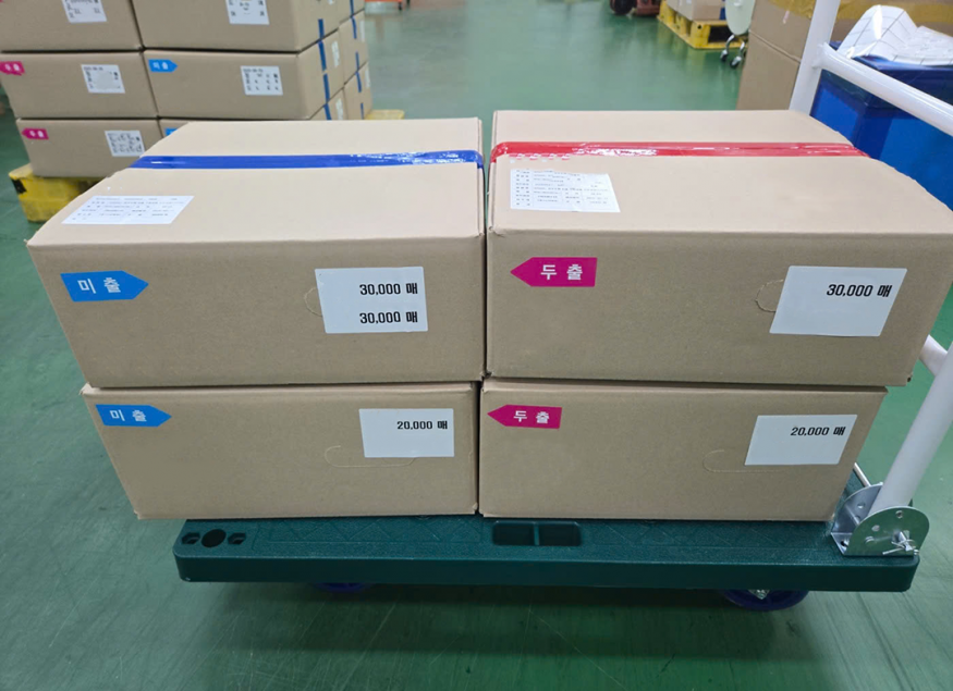 (Industrial label shipments using the Sea-Air model deployed by Tandem Vietnam, ensuring progress and quality throughout the entire operation chain)